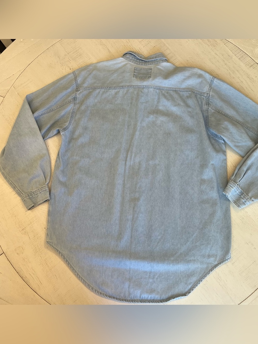 Vintage Levi's Red Tab Light Blue Denim Shirt - Picture 8 of 9